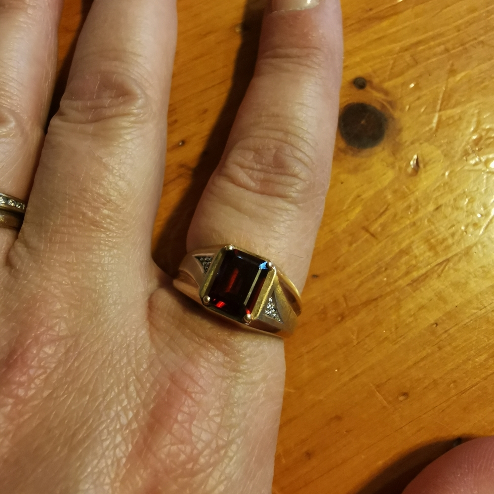 10k gold men's ring